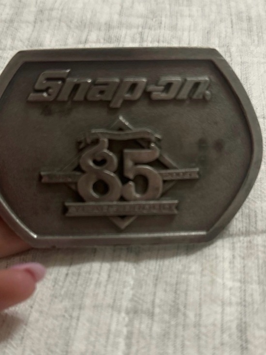 Snap Other - Snap 85th Anniversary Limited Edition Metal Belt Buckle in Silver Tone